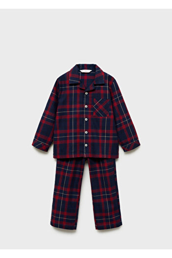 MANGO Baby Boy Dark Red Pajama Bottoms