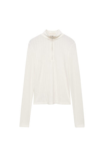 MANGO Hanorac de damă Off-White 77087676