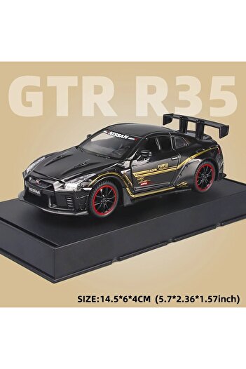 Choice1 GTR BLACK 1:32 Toy Cars Lambo Pagani Huayra Metal Model Car with Light and Sound Pull Back Toy Car f