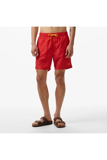 Guess SWIMTRUNK MEDIUM AOP Erkek Kırmızı Mayo F4GT06WG2A2-P56N