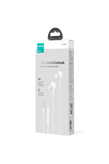 Joyroom Wired Series In-Ear Wired Earbuds With Microphone Black
