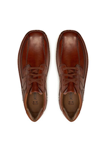 Josef Seibel Men's Brown Half Shoes JOSEF SEIBEL-44908 370 COGNAC