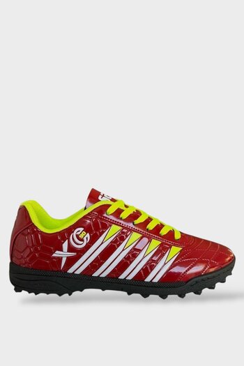 Liger Men's Football Shoes - Astroturf and Field Red and Yellow
