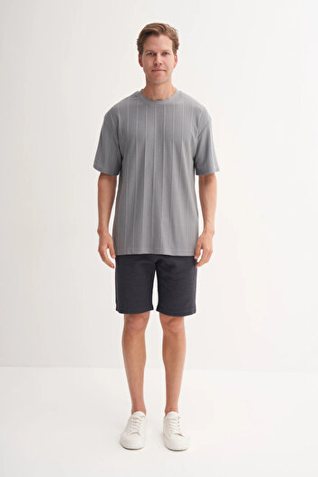 Cazador Πλεκτό μπλουζάκι Relax Fit Crew Neck 4261
