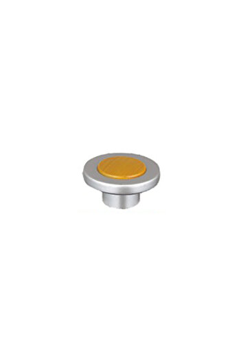 flores Buton pentru mobila rotund, din plastic, 1103-01, stejar