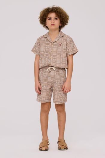 Nebbati BG Store Boys Patterned Shorts