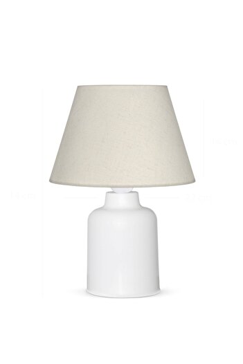 HOMİNG Casey Konik Kırçıllı Kumaş Başlıklı Abajur Ayd-2648