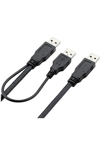 Alfais 4922 Usb Y Kablo Harici HDD Hard Disk Power Data Kablosu