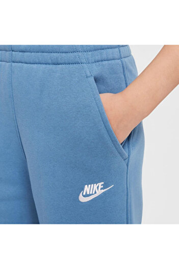 Nike Club Fleece Çocuk Mavi Günlük Eşofman Altı