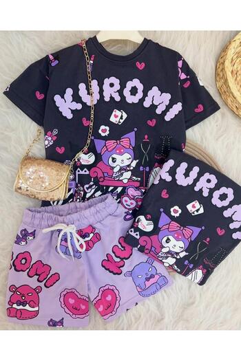 KOKOŞ BEBEK Kromi Shorts Girl Set |   Between 3/5 Years