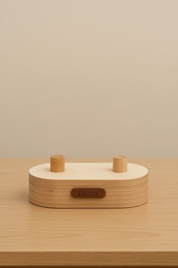 ESLENTA Wooden Balance Board Cylinder Double Apparatus