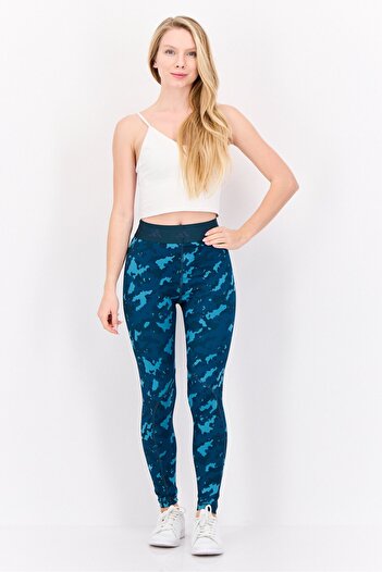 adidas Women Tight Fit Camouflage 7/8 Training Leggings, Multicolor