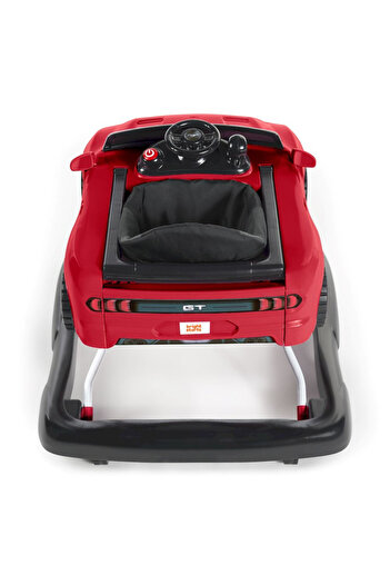 Bright Starts Ford Mustang Walker – 4-in-1 Red Baby Walker with Lights & Sounds, 6–24 Months