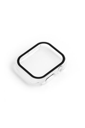 REDz Accessories Carcasă de protecție din sticlă pentru Apple Watch Series 10-42mm, Bestsuit, flexibilă, transparentă