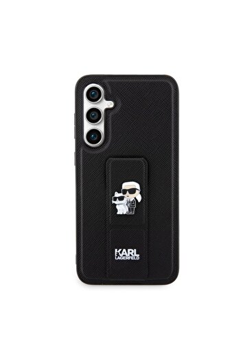 Karl Lagerfeld Husă pentru Samsung Galaxy S23 FE, Karl Lagerfeld, Saffiano Gripstand, Albastră