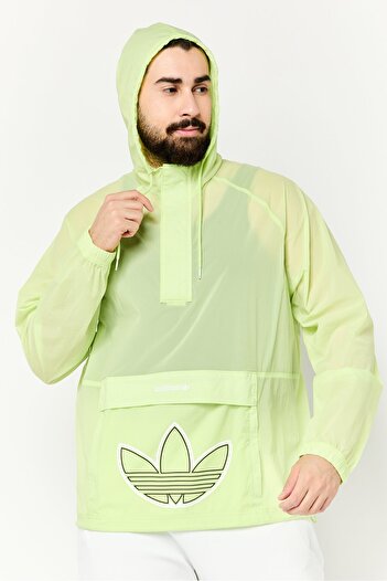 adidas Men Sportswear Fit Long Sleeve Training Jacket, Lime Green