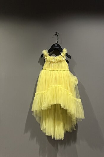 HAUSEkids 2-6 Years Emily Lina Girl's Evening Dress-Yellow