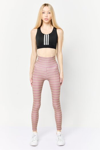 adidas Women Sportswear Fit Pull On Training Leggings, Multicolor