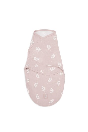 Jollein Baby Swaddle Sleeping Bag, Twig, Jollein, Pale Pink, 0-3 Months, 65x54cm, TOG 0.5