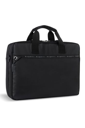 BUGATTI Geanta Laptop, Bugatti, seria Blanc Delight, 494510, Neagra, Curea Reglabila, Buzunare Multiple