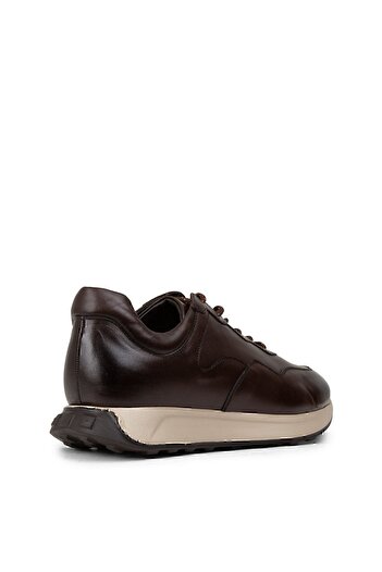 Deery Men's Sneakers - Genuine Leather Brown