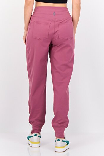 SKECHERS Women Sportswear Fit High Waist Training Sweatpants, Dark Mauve