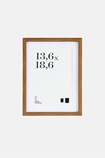 Muy Mucho إطار صورة خشبي 13.6 × 18.6 سم