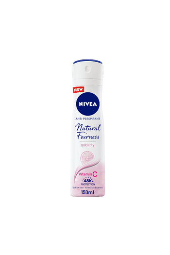 NIVEA Natural Fairness Deodorant Spray For Women - 150ml
