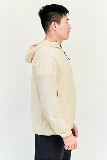 adidas Men Sportswear Fit Long Sleeves Outdoor Jacket, Beige