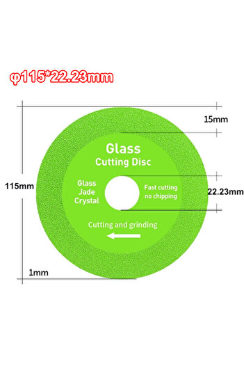 Choice 115x22.23mm φ100/115/125x22.23mm Glass Cutting Disc Diamond Marble Saw Blade Ceramic Tile Jade Speci