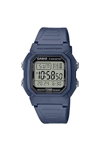Casio Mens Watch W-800H-2AVES, Quartz, 37mm, 10ATM