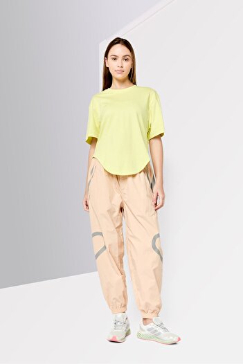 adidas by Stella McCartney Women Sportswear Fit Short Sleeve Training Top, Lime Green