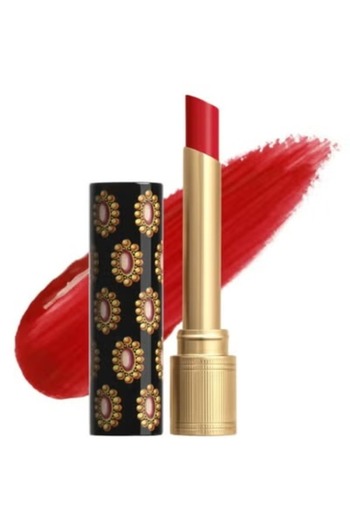 Gucci Glow & Care Shine Lipstick 514 Virgina Scarlett - the gucci red 0.06 oz/ 1.8 mL