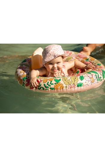 Swim Essentials Pink Blossom Baby Back Support Swimming Ring 0-1 Years Old