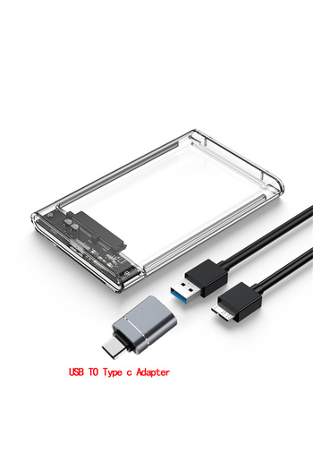 congdi USB 3.0 to type c USB 3.0 HDD Enclosure 2.5inch SATA SSD Hard Drive Case with 5Gbps Transfer Speed M