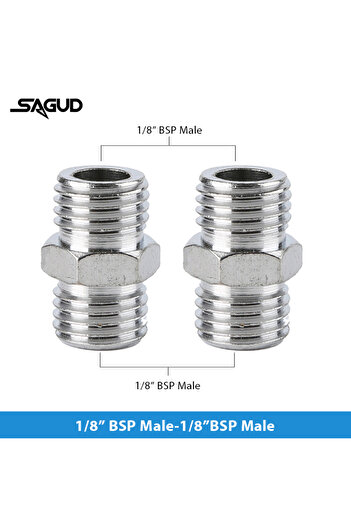 Choice SD-53-2 SAUGD 9PCS/Set Airbrush Adaptor Fitting Accessories Replacement Kit Coupling Connector Tool