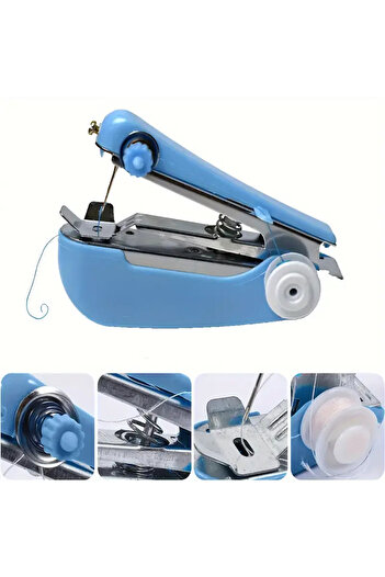 Choice blue Portable Manual Sewing Machine - Easy to use, battery-free operation, multi-colours available