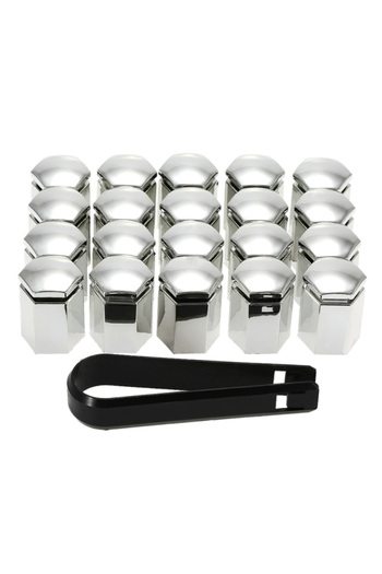 Choice 20Pcs Special 17mm Car Wheel Nut Bolt Covers Plastic Caps for Vauxhall