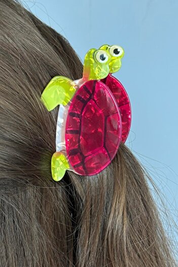 TAKIŞTIR Mixed Color Turtle Figured Bone Latch Buckle