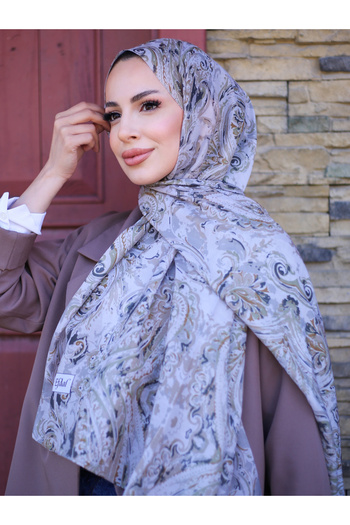 efdal şal eşarp Flora Pattern Indian Cotton Shawl