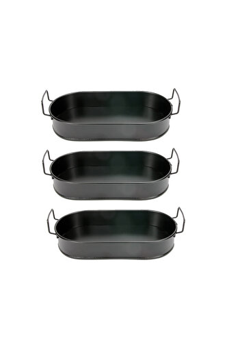 EVSTYLE Oval Presentation Tray Small Size - 3 Pieces