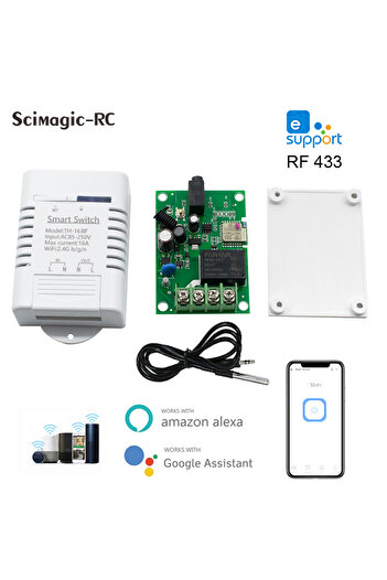 Choice1 EWeLink Smart switch Tuya/Ewelink Smart Temperature Wifi Switch 16A 3000W Intelligent Monitoring The