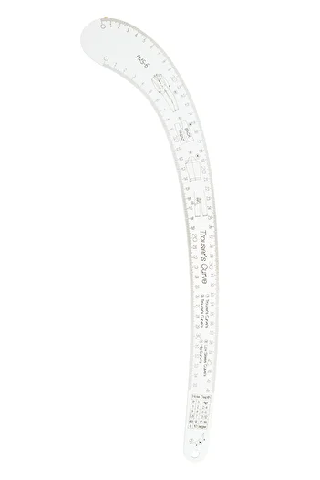hodbehod 7 Piece Mdf Pattern Drawing Ruler Set – Pants, Jacket, Skirt, Collar, Sleeve, Pleat Multi-Purpose Sewing Ruler