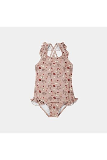 Nuuroo Children's UV Protection Swimwear - Ariel Sand Flower Bee - Size 110-116