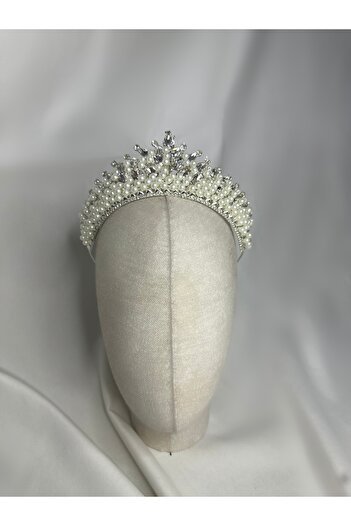 AYS Bridal Crown Henna Wedding Engagement with Pearls