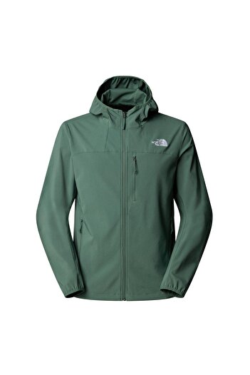 THE NORTH FACE Nimble Hoodie Softshell Men's Jacket Nf0A8Cd6Hch1 Water Green-M