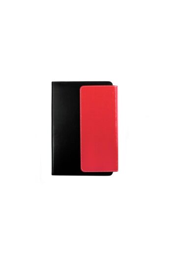 Arhi Design DIAMOND LINE undated A5 agenda with LARGE magnetic flap, 2 pcs/set, red