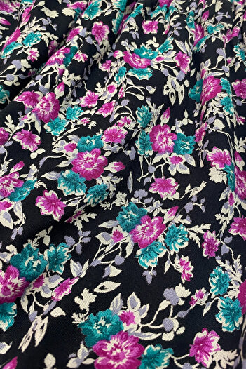 EruZan Girl's Elastic Viscose Patterned Shalwar