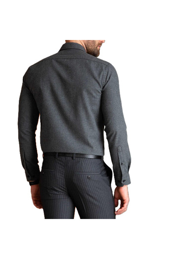 ATİLLA ÖZER Бавовняна тканина Slimfit без кишень, з еластаном, довгі рукави, не потребує прасування, має властивості відведення поту