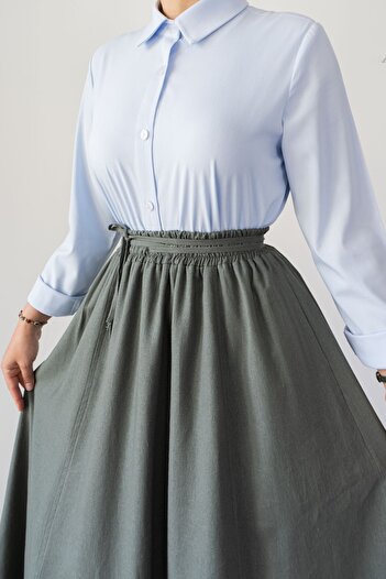 hrmonny Lined Linen Skirt